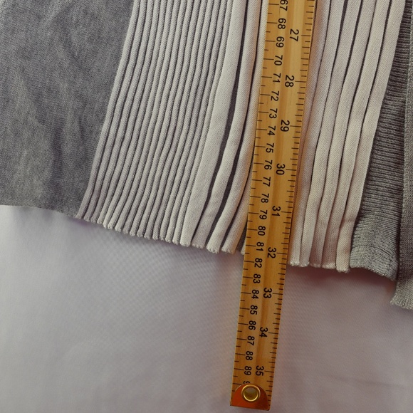 Stitch Fix Lety & Me Women's Cardigan sweater Grey white NWT size XXL - Picture 5 of 10